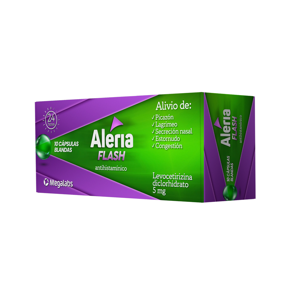 Aleria Flash cápsula blanda