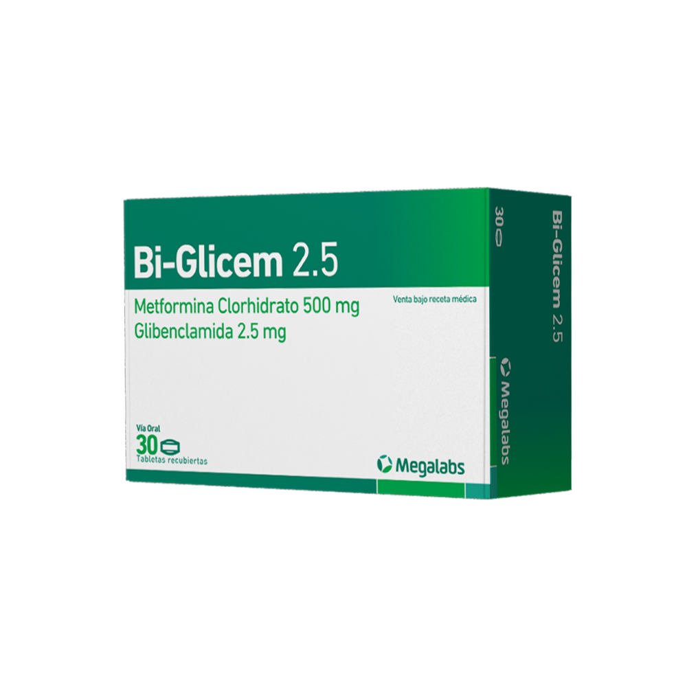 Bi-Glicem 2,5 mg tabletas recubiertas
