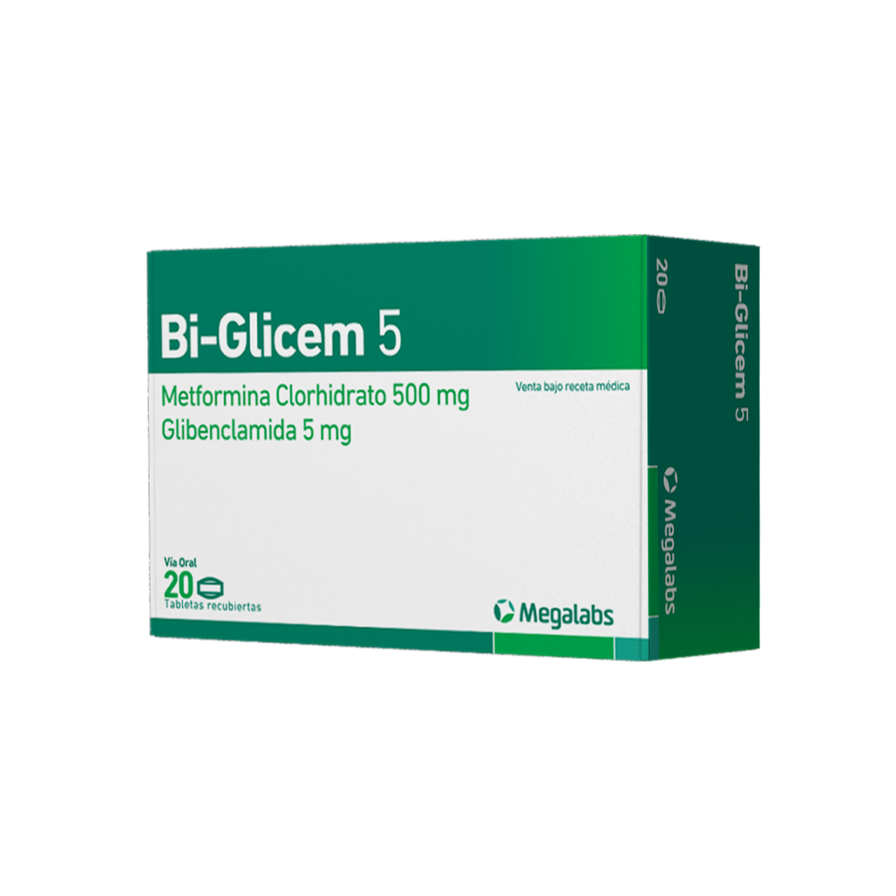 Bi-Glicem 5 mg tabletas recubiertas