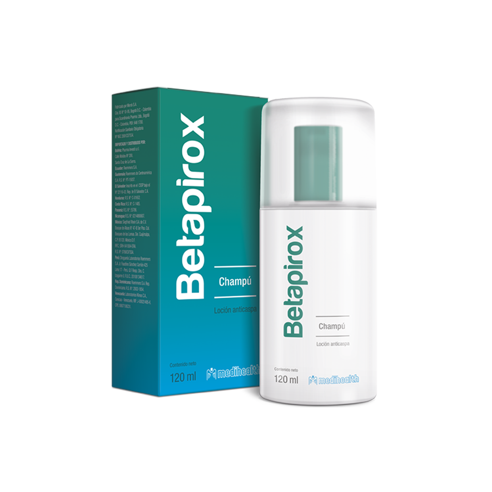 Betapirox champú Loción Anticaspa