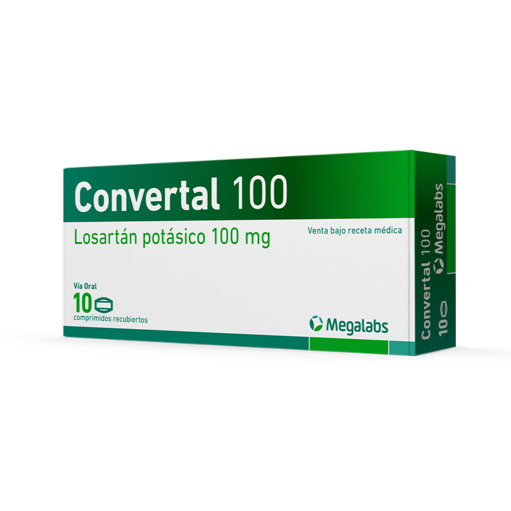 Convertal 100 comprimidos recubiertos