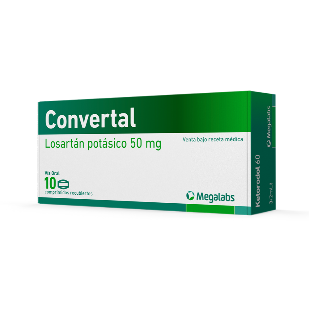 Convertal 50 comprimidos recubiertos