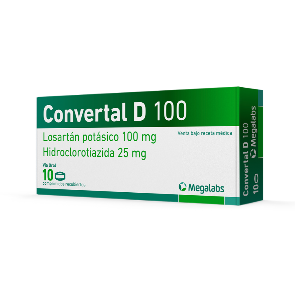 Convertal D 100 / 25 mg comprimidos recubiertos