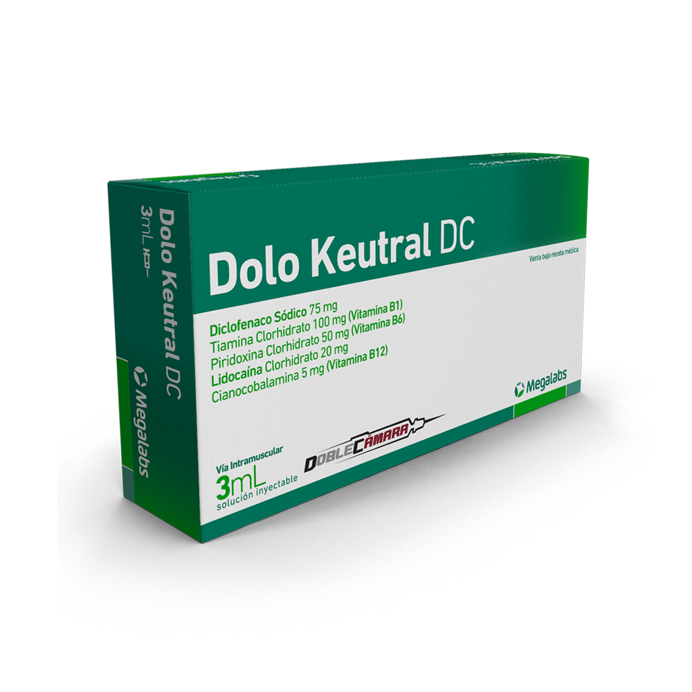 Dolo Keutral DC solución inyectable