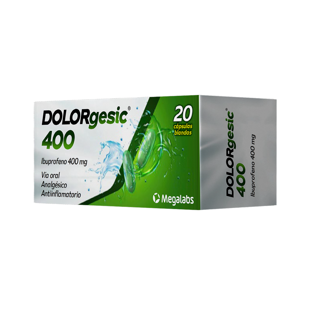 Dolorgesic 400 cápsulas blandas