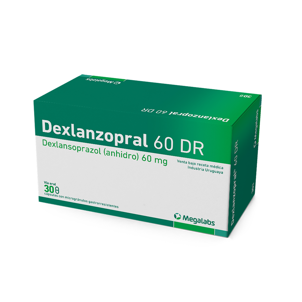 Dexlanzopral 60 DR cápsulas con microgránulos gastrorresistentes