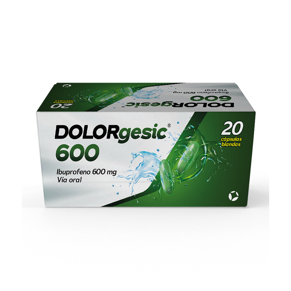 Dolorgesic 600 cápsulas blandas