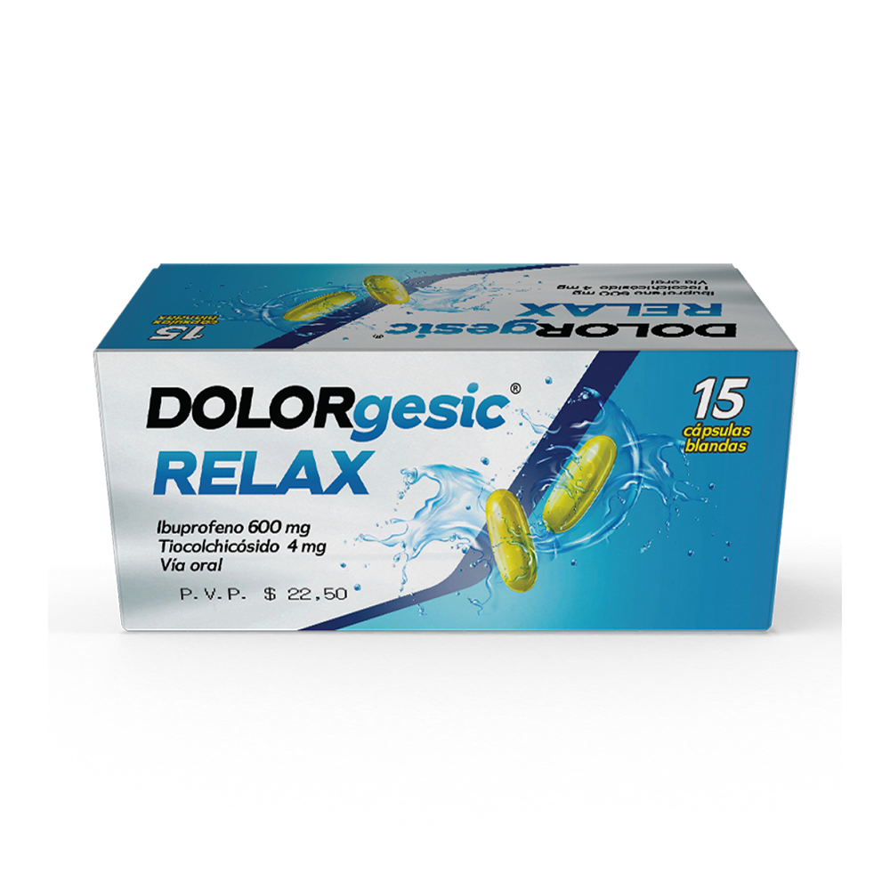 Dolorgesic Relax cápsulas blandas
