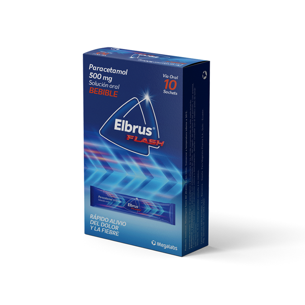 Elbrus Flash 500 mg solución oral