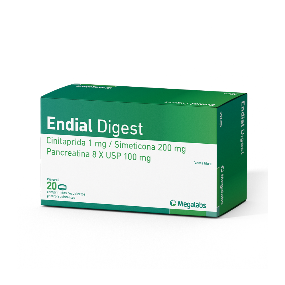 Endial Digest comprimidos recubiertos gastrorresistentes