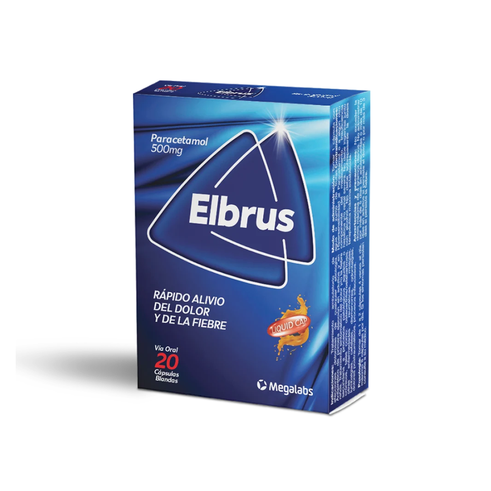 Elbrus 500 cápsulas blandas