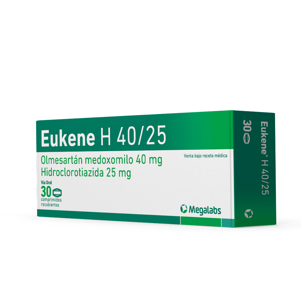 Eukene H 40 / 25 mg Comprimidos Recubiert