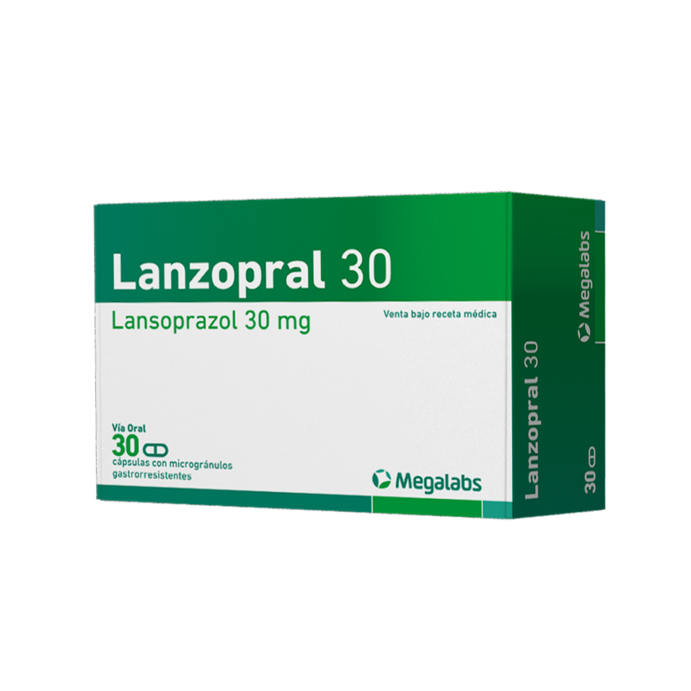 Lanzopral 30 mg cápsulas microgránulos gastroresistentes