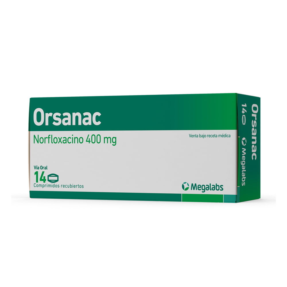Orsanac 400 mg comprimidos recubiertos