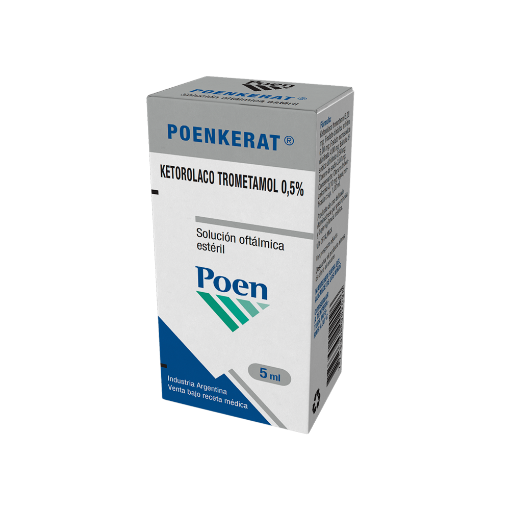 Poenkerat 0,5% solución oftálmica estéril