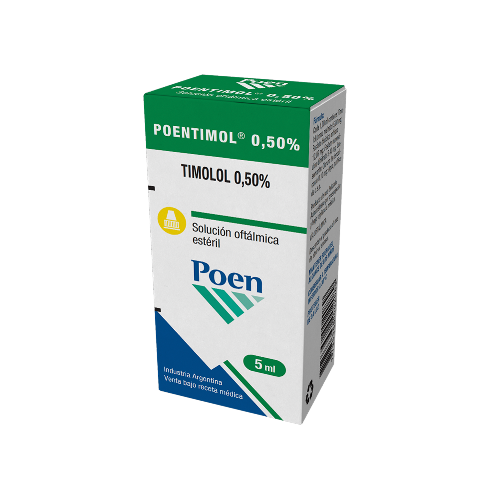 Poentimol 0,50% solución oftálmica