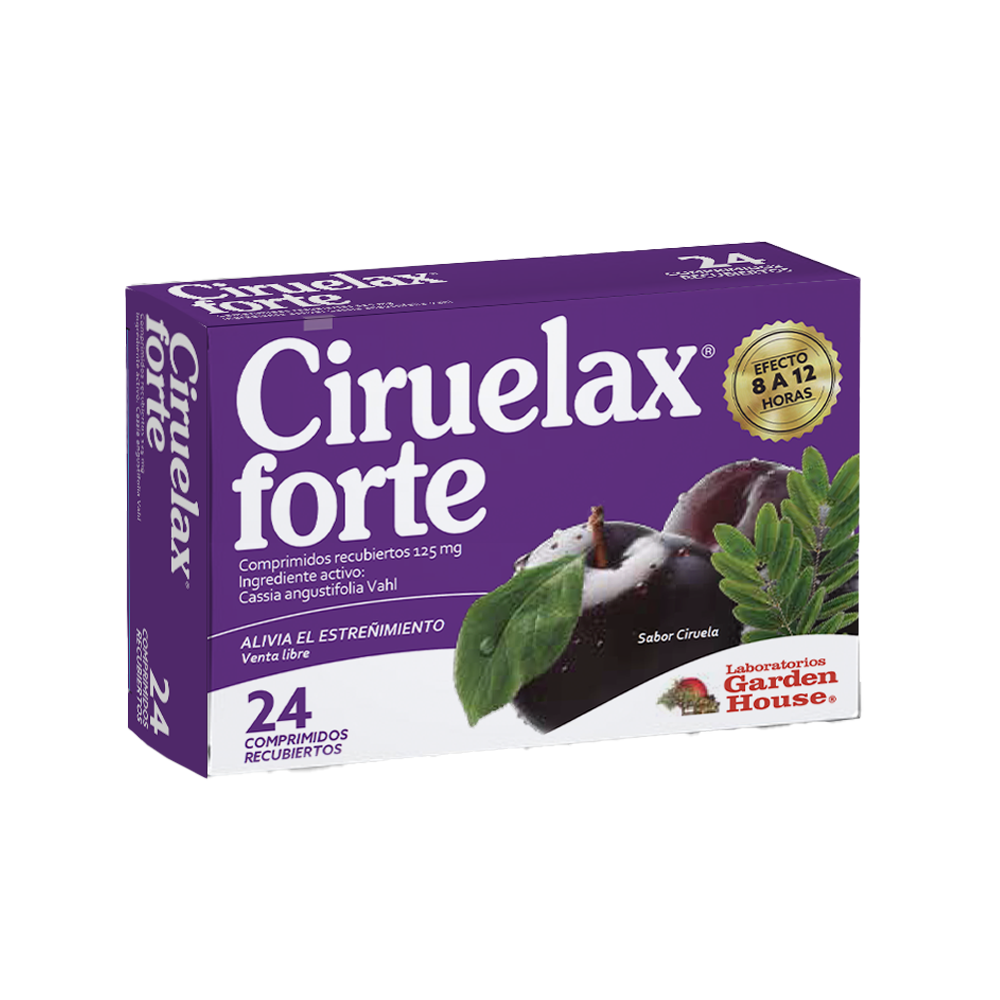 Ciruelax Forte comprimido recubierto 125 mg