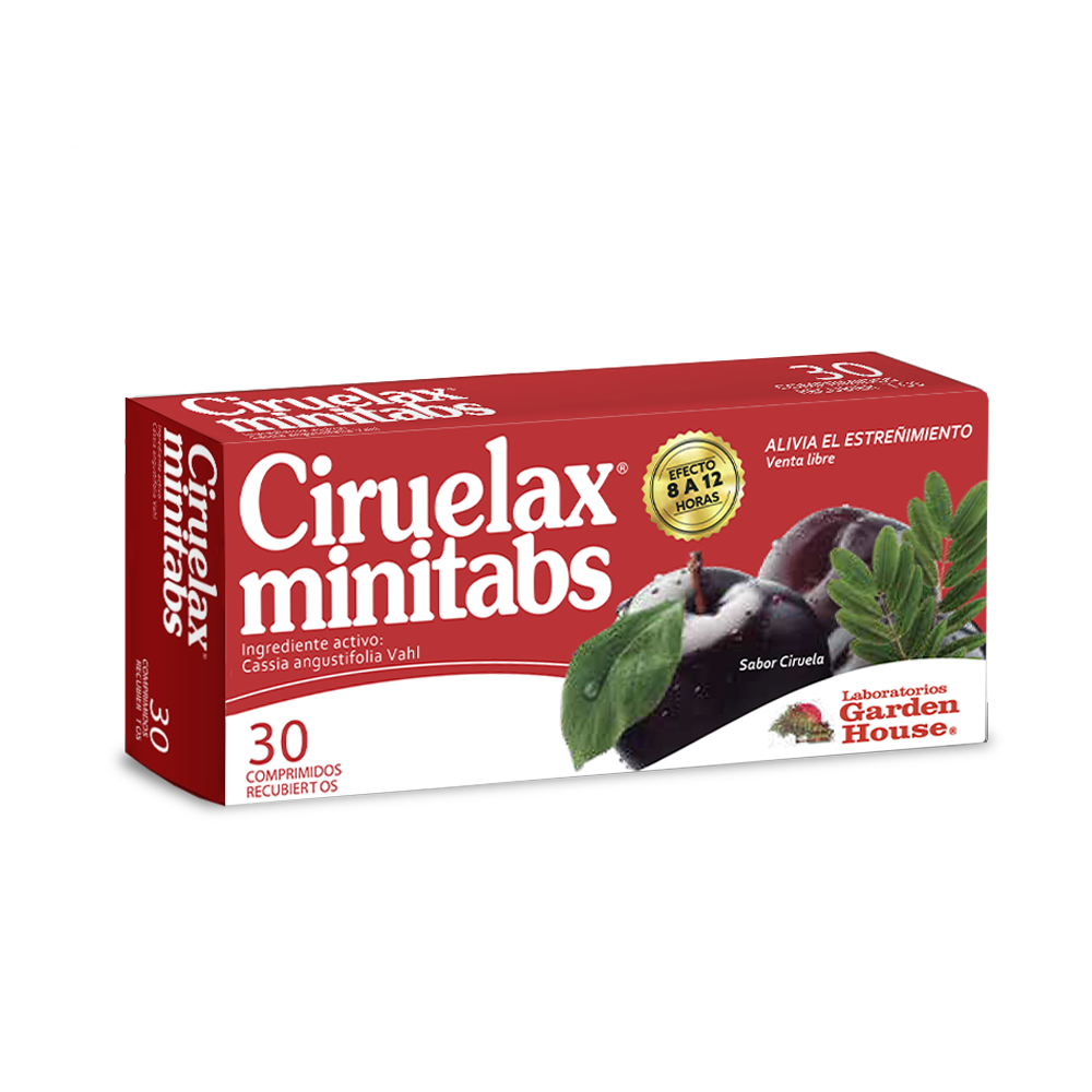 Ciruelax Minitabs comprimidos recubiertos 75 mg