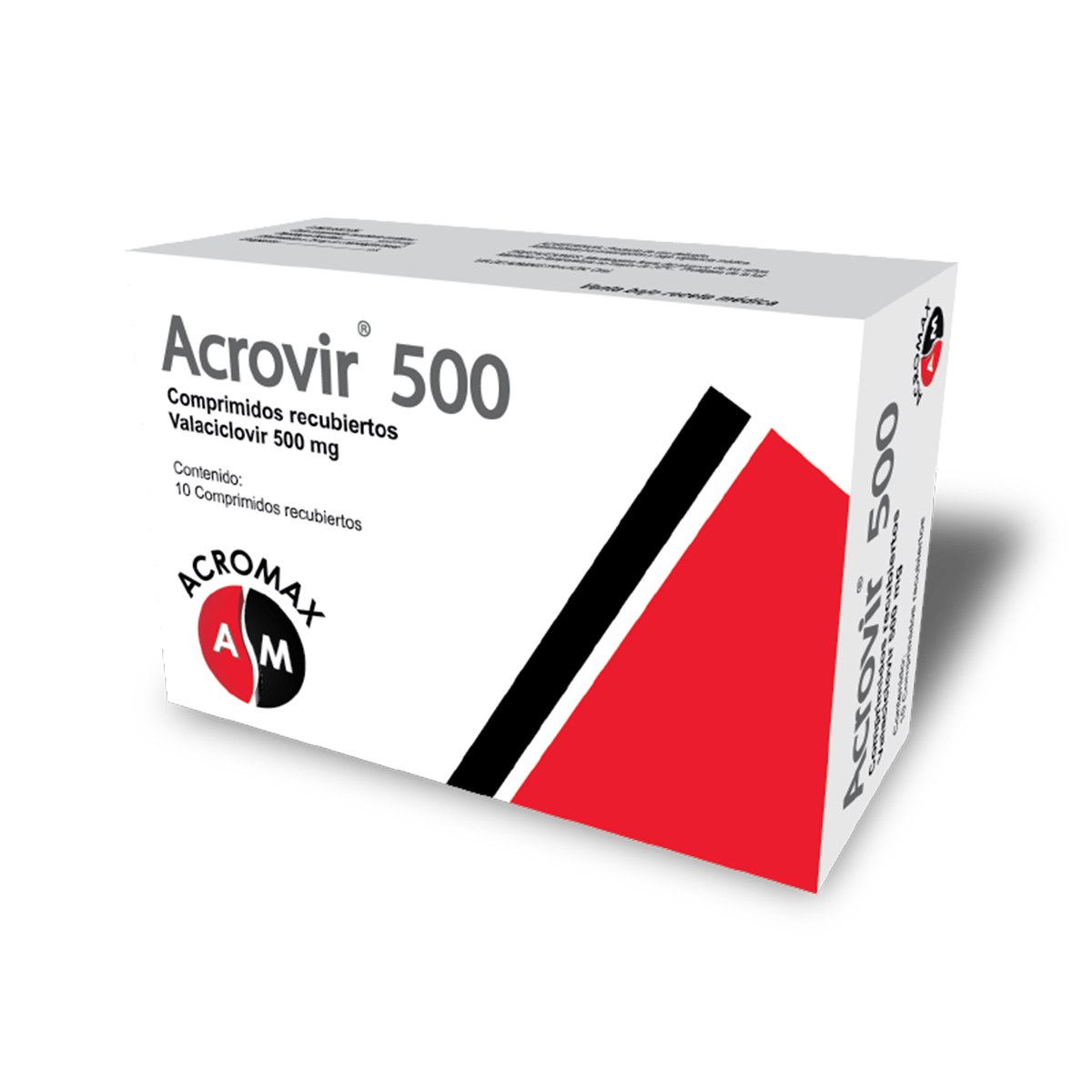 Acrovir 500 mg x10 com